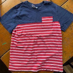 Hanna Andersson Striped Pocket Tee